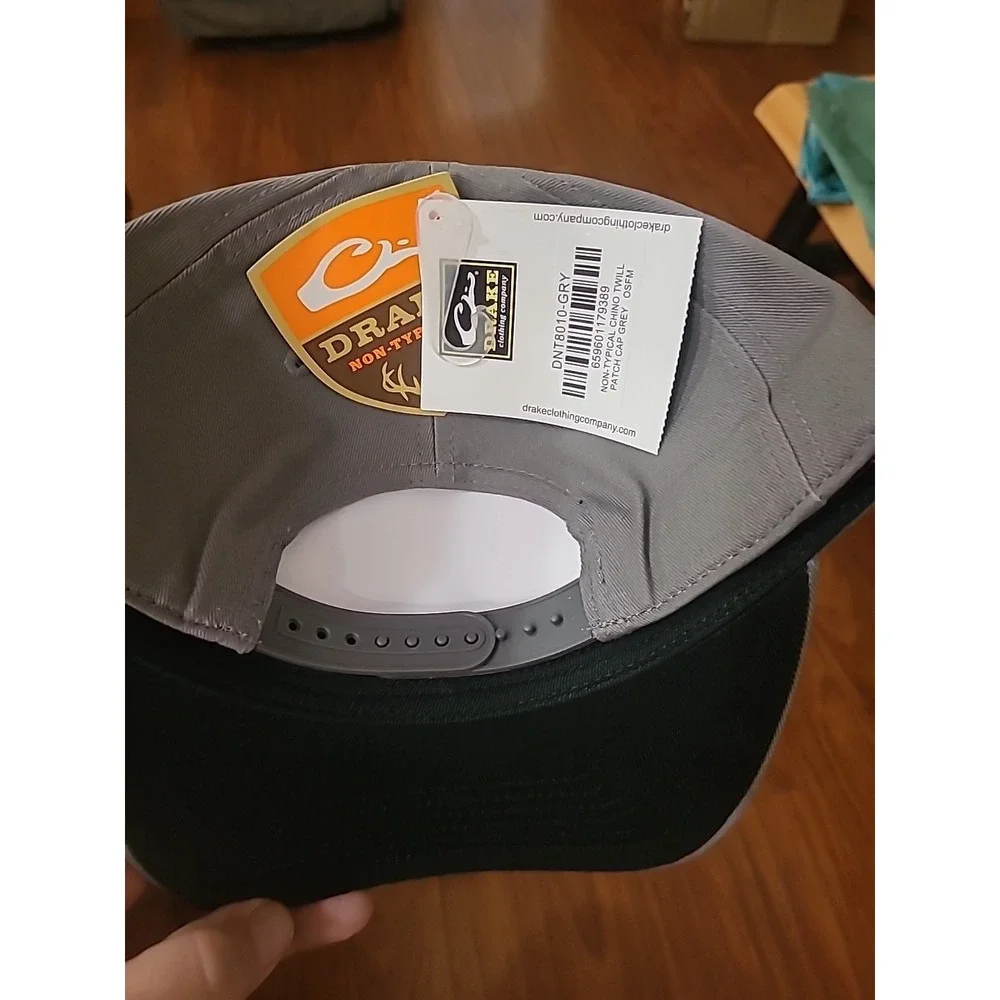 Drake Waterfowl Non Typical Gray Winter Back Hat Trucker Ball Cap Deer‎ Hunting